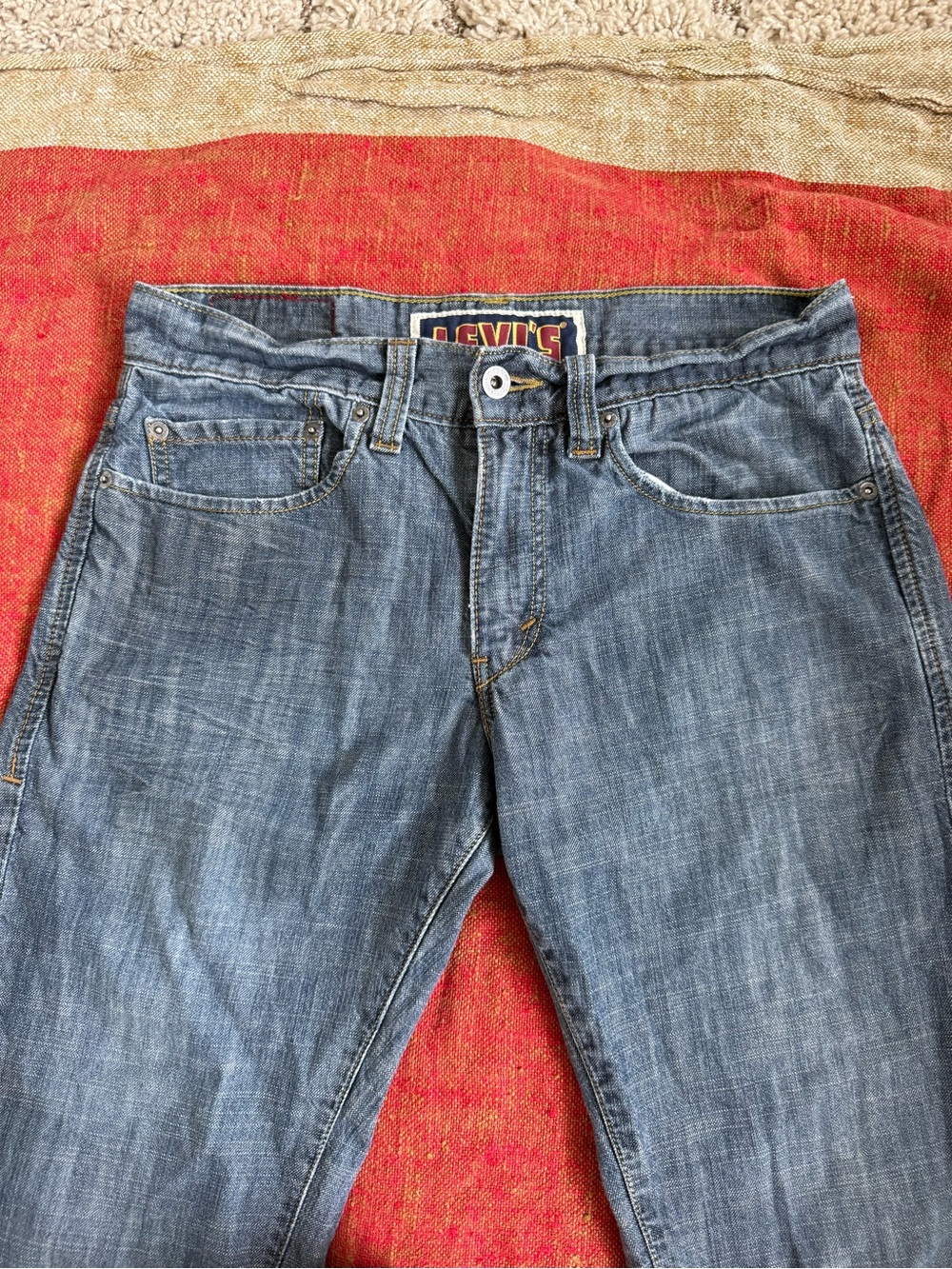 Vintage Levi's Men's Washed Blue Skinny 511 Jeans, W32 L 34, EUC!